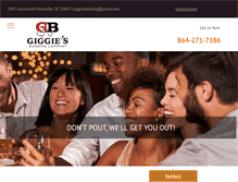 Tablet Screenshot of giggiesbailbond.com